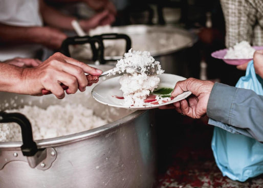 FEEDING THE NEEDY